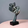 VILEAD Retro Abstract Figures Vintage Bust Statue Resin Crafts Figurines Home Decoration Living Room Interior Office Desk Decor 211101