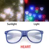 Lunettes de soleil 2022 Phoenix Premium Diffraction 3D prisme Raves lunettes en plastique pour feux d'artifice affichage Laser spectacles arc-en-ciel grilles