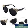 Soei Fashion Luxury Rhinestone Gatto occhiali da sole Donne Brand Designer Mirror Lens Eyewear Men Olaces Sundi sfumature Uv400 Oculos Factory Price Expert Design Qualità