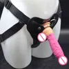 NXY Dildos Penis Anal Plug Wearing Leather Pants Pulling Masturbation Adult Sex Toys Device 0221