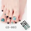 스티커 데스칼 22 팁 시트 화려한 네일 반짝이는 adesivos 스트립 Nailart Novidades 디자이너 랩 DIY251K