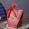 T-formad handtag godisväska baby shower papper chokladlåda födelsedag bröllop favoriserar godis lådor utan band gga4175