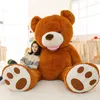 1M/1.3M/1.6M/2M2.6MAmerican big bear doll plush toy giant teddy bear playing with doll hug panda girl day gift skin H0824