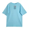 T-shirt feminina S-SHIRT SLIEVA CURTA 2022 Moda de verão Figura coreana Figura solta Figura lisonjeira Top Mulher Tshirts