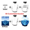 Mäns Hoodies Sweatshirts Ifpd Hip Hop Hoodie 3D Print French Fries Pizza Men Långärmad Graffiti Stora Pullover Streetwear