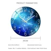 Szklany zegar ścienny Nowoczesny design Lekkie Luksusowe Kolorowe sztuka reloJ o wartości dekorativo zegary do salonu sypialnia wystrój domu x07944059