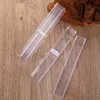 Latest Transparent Portable Preroll Rolling Roller Smoking Dry Herb Tobacco Cigarette Cigar Storage Container Stash Case Show Display Holder DHL Free