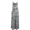 Summer Maxi Long Dress New Fashion Women Sexy Boho Striped Sleeveless Beach Style Strap Sundress Vestidos för Female BigSweety 210325