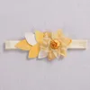 A955 Europe Sweet Baby Headband Hair Head Band Gleit Leaves Flower Headwrap Elastic Headbands Barn Kids Princess Hairband