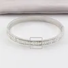 Klassische Full Diamond Bracelets Strass -Charm Armreifen Titanium Stahlarmband Paar Schmuck 9190185