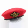 Bérets en feutre de laine pour hommes et femmes, casquettes de l'armée européenne et américaine, chapeaux de marin de Style britannique, casquette de sécurité pour unisexe, automne et hiver8835135248673