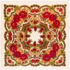 National Style Twill Silk Bohemian Flower Ladies Square Scarf Russian Head scarf Shawls muslim hijab foulard femme