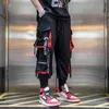 Powow Streetwear Męskie Spodnie Kieszonkowe Luźne Mężczyźni Hiphop Moda Joggers Spodnie Spodnie Mężczyźni Dorywczo Spodnie Mody 211201