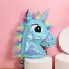 Unicorn Duża Pojemność Cekin Plecak Student Cute SchoolBag Kids Torba Lunch Torebki Dziewczyny Torebki Torebki Mini Torby do Dzieci G758EZF