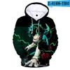 Luvtröjor herr Tröjor Anime Boku No Hero Academia 3D Streetwear Herr/Kvinnor Hip Hop träningsoverall Bakugou Collage Par Pullover