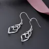 Stud Explosion Models Korean S925 Sterling Silver Earrings Ladies Long Tassel Retro Jewelry Accessories With Box