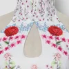 TRAF Summer Sukienki Kobiety Odzież Damska Długa Kwiatowa Cottagecore Kobiet Czeski Lekka Sukienka Luksusowy Projektant 20309 210712