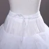 Mezza gonna stile lungo senza cerchio a 4 strati Sottoveste Abito da sposa da sposa foderato Abiti da festa per donna da donna Fodera di ruolo