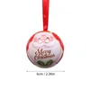 Décorations de Noël Boule de Noël Arbre Boîte à bonbons en fer Année 2022 Décor Enfants Gadgets de vacances Cadeau