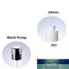 24ps / lot 100ml bouteille de lotion en plastique PET blanche ronde de haute qualité avec pompe de traitement pour bouteilles rechargeables d'huile capillaire1