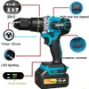 21V Brushless Electric Drill Powerful 115N/M 1m Impact Cordless Drill Drillable Ice Power Tool For Ice Fishing 210719