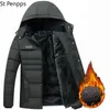 Épais chaud hiver Parka hommes polaire à capuche hommes veste d'hiver manteau militaire cargo vestes hommes pardessus streetwear drop 211204