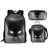 Sırt çantası karikatür hellow kedi özelleştirilmiş Men039s set 3D baskı öğrenci okul çantası genç erkek kız öğle yemeği çantaları çocuk omuz 5920336