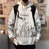 Распечатать длинные рукава пуловеры негабариты Harajuku Hoodie Plus размер зимней одежды толстовка мужчин женщин корейский стиль уличные вершины 211014