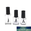 5ml/10ml/15ml Transparent Glass Nail Polish Bottle Empty With Lid Cosmetic Containers Nail Glass Bottles With Brush