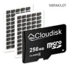 100pcs/лот оригинал Cloudisk 128MB 256 МБ 512 МБ микросколки Micro SD -карта.