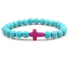 Bracelets porte-bonheur mode neuf Chakra coloré Bracelet hommes femmes Yoga guérison équilibre surnaturel Reiki pierres perles bijoux Bileklik