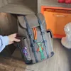 Designer-Unisex-Rucksäcke mit großem Fassungsvermögen, Outdoor-Reisetaschen, Schüler-Schultasche, hochwertige Mode-Rucksack-Handtasche, Briefdruck