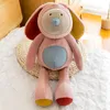 38cm Animal Plush Doll Stuffed Toy Cute Pillow Decoration Kids Lovely Bear Baby Elephant Big Ear Rabbit Child Sleeping Pillow Ragdoll