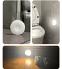 8 Beads USB Recharge Human Body Infrared Sensor Night Light LED Cabinet Closet Wall Lamp for Bedroom Bedside Stair Toilet