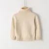 Baby Girls Boys Sweaters 2020 Autumn Winter Cotton Sweater Jumper Knitted Pullover Turtleneck Warm Outerwear Kids Knit Sweater 1743 B3