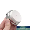 Lagringsflaskor burkar 15 30 50g Pearl White Acrylic Airless Jar Round Cosmetic Cream Pump Packaging Bottle Sn366