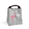 Portable Thermal Insulated Bag Lunchbox Flamingo Picnic Lunch Organizer Handbag Storage Container Student Bento Bags