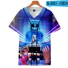 القمصان للرجال الحلوى DJ Baseball تي شيرت الهيب هوب أعلى القميص مغني الراب 3D طباعة الصيف tshirt teshirt tees plus size255k