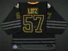 Homens Personalizados Jovens Mulheres Vintage 2018 Golden Goalie Jacksonville Iceemen 57 Austin Lotz Jersey Hockey Jersey Tamanho S-5XL