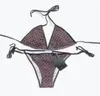Bikini set bikini's badpakken designer string bikini sets Badmode zwemt Lage Taille Badpakken herdenken Split Zwempak sex295c