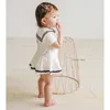 Été Famille Correspondant Vêtements Frère Soeur Tenues Espagnol Bébé Fille Robe Enfant Garçons Barboteuse Ensemble Enfants Vêtements 211011