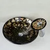 Bathroom Sink Faucets Handle Wash Basin Tempered Glass Hand-painted Bowl Tap Lavatory Bath Brass Mixer Set A7dk