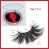 5D Mink Eyelashes 25mm 27mm 3D Mink Lash 100 Handmade False Eyelashes Big Long Dramatic Fluffy Faux Mink Lashes Makeup Eye Lashes1141176