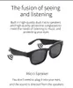 Smart Glasses Wireless Bluetooth Hands-Free Calling Audio Open Ear Anti-blue Light Lenses IPX7 Intelligent Sunglasses