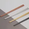 Chopsticks Titanium Plated 304 Stainless Steel Gold Colored Alloy Tableware Public Square In Domestic