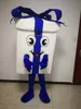 Coffrets cadeaux d'Halloween Costume de mascotte de qualité supérieure Boîte de dessin animé personnage Carnaval Unisexe Adultes Taille Fête d'anniversaire de Noël Tenue fantaisie