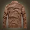 Veste de moto manteau imperméable pour hansome homme automne hiver veste en cuir manteau en peau de vache Hommes mode chaud biker veste jeunesse 211009