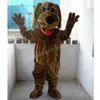 Costume de mascotte de chien brun d'Halloween Top qualité personnage de thème animal de bande dessinée carnaval unisexe adultes taille fête d'anniversaire de noël tenue de fantaisie