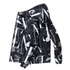 Wiosna Mężczyźni Kurtka Luminous Hip Hop Retro Kolor Patchwork Kurtki Windbreaker Streetwear Track Hipster Plus Size 5XL 6XL 7XL 220301