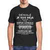 T-shirt graphique Désolé, je suis déjà pris par une fille géniale Tees Tops T-shirt couple homme Harajuku streetwear Valentine Gift 210707